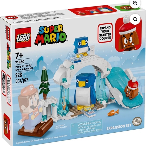 LEGO Super Mario Penguin Family Snow Adventure Expansion Set - Picture 2 of 10
